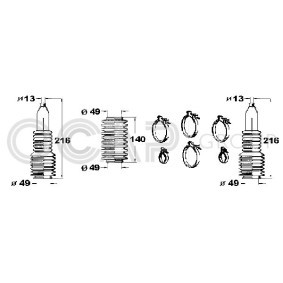 Achetez des Jeu de joint-soufflet, direction OCAP 0901843 à prix pour 29,49 €