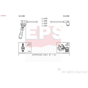 Compre Jogo de cabos de ignição da EPS 1.500.650 a um preço baixo por 45,83 €