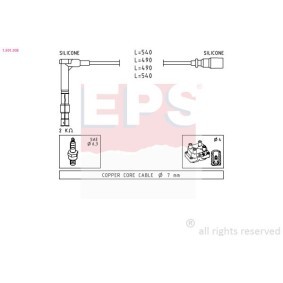 Køb Tændkabelsæt af EPS 1.501.434 til den lave pris 624,41 DKK