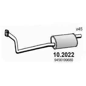 Köp Främre ljuddämpare av ASSO 10.2022 till det låga priset 2168,19 kr