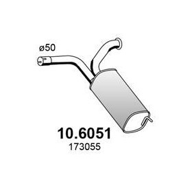 Mittelschalldämpfer 10.6051