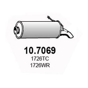 Endschalldämpfer 10.7069 von ASSO günstig für 153,58 € online kaufen