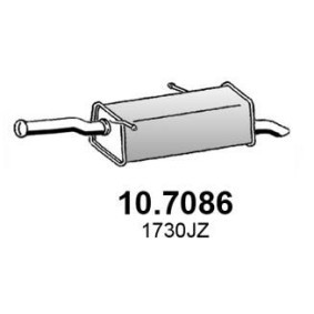 Endschalldämpfer 10.7086 von ASSO günstig für 204,31 € online kaufen
