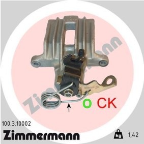 Comprar Pinza de freno de ZIMMERMANN 100.3.10002 a bajo precio de 109,03 €