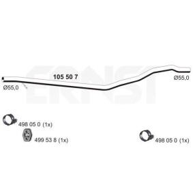 Abgasrohr 105507 VOLKSWAGEN SHARAN von ERNST