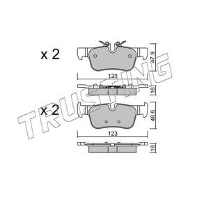 Achetez des Plaquettes de frein TRUSTING 1062.0 à prix pour 67,93 €