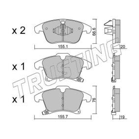 Acquista Kit pastiglie freni da TRUSTING 1063.0 a buon mercato per soli 82,08 €