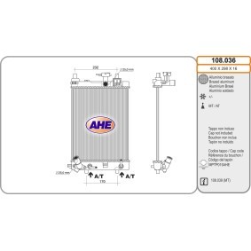 Achetez des Radiateur du moteur AHE 108.036 à prix pour 219,99 €