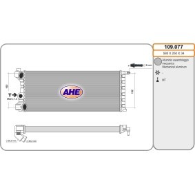 Achetez des Radiateur du moteur AHE 109.077 à prix pour 87,44 €