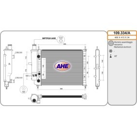 Achetez des Radiateur du moteur AHE 109.334/A à prix pour 149,55 €
