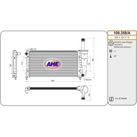 Achetez des Radiateur du moteur AHE 109.358/A à prix pour 110,00 €