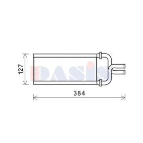 Achetez des Radiateur de chauffage AKS DASIS 109000N à prix pour 56,86 €