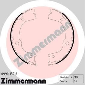 Comprar Zapata de freno de mano de ZIMMERMANN 10990.157.8 a bajo precio de 48,19 €