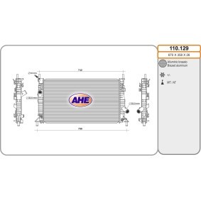 Acquista Radiatore motore da AHE 110.129 a buon mercato per soli 136,12 €
