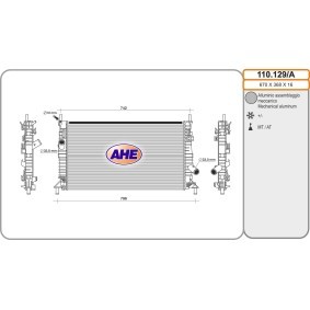 Acquista Radiatore motore da AHE 110.129/A a buon mercato per soli 114,67 €