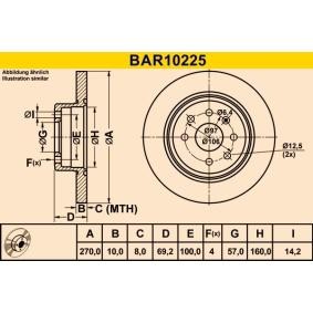 Bremsscheibe BAR10225