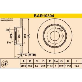 Bremsscheibe von Barum