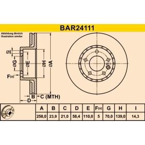 Bremsscheibe BAR24111
