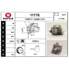 Köp Startmotor av EAI 11176 till det låga priset 1417,07 kr