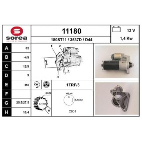 Köp Startmotor av EAI 11180 till det låga priset 1450,38 kr