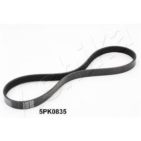 Achetez des Courroie Poly-V ASHIKA 112-5PK835 à prix pour 9,60 €
