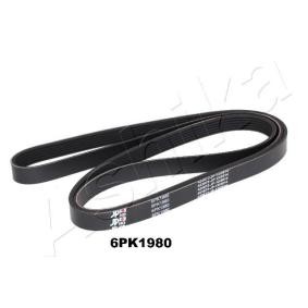 Achetez des Courroie Poly-V ASHIKA 112-6PK1980 à prix pour 22,98 €