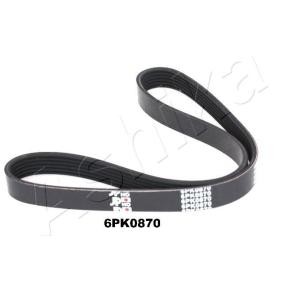 Achetez des Courroie Poly-V ASHIKA 112-6PK870 à prix pour 12,58 €