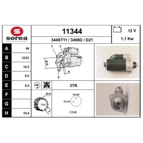 Köp Startmotor av EAI 11344 till det låga priset 1429,17 kr