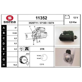 Köp Startmotor av EAI 11352 till det låga priset 1422,91 kr