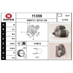 Köp Startmotor av EAI 11359 till det låga priset 1091,90 kr