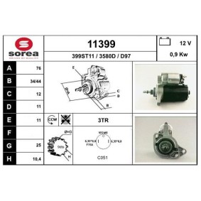 Köp Startmotor av EAI 11399 till det låga priset 1613,87 kr