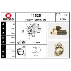 Köp Startmotor av EAI 11525 till det låga priset 1166,70 kr