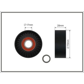 Compre Polea tensora, correa poli V de CAFFARO online para B10 Touring (E34) a precios moderados