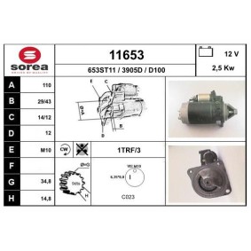 Köp Startmotor av EAI 11653 till det låga priset 2481,68 kr