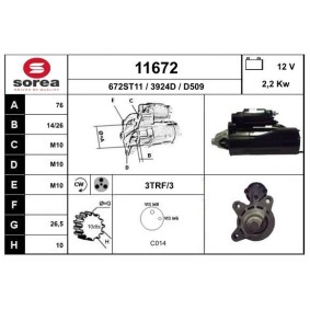 Köp Startmotor av EAI 11672 till det låga priset 1564,85 kr