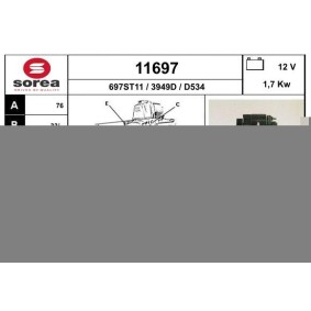 Köp Startmotor av EAI 11697 till det låga priset 1875,97 kr