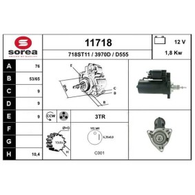 Köp Startmotor av EAI 11718 till det låga priset 1778,30 kr