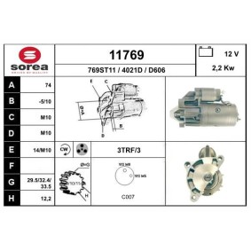 Köp Startmotor av EAI 11769 till det låga priset 1835,21 kr