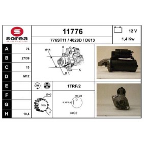Köp Startmotor av EAI 11776 till det låga priset 1630,54 kr