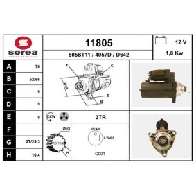 Köp Startmotor av EAI 11805 till det låga priset 1999,39 kr