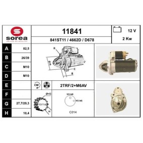 Köp Startmotor av EAI 11841 till det låga priset 1956,80 kr