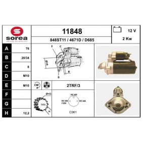 Köp Startmotor av EAI 11848 till det låga priset 1992,29 kr