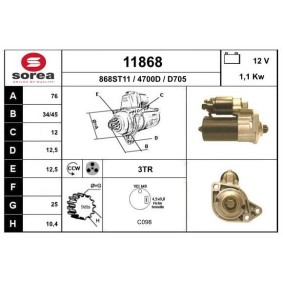 Köp Startmotor av EAI 11868 till det låga priset 1647,78 kr