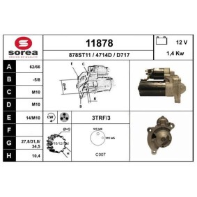 Köp Startmotor av EAI 11878 till det låga priset 1098,24 kr