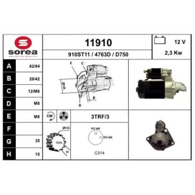 Köp Startmotor av EAI 11910 till det låga priset 1707,22 kr