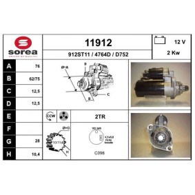 Köp Startmotor av EAI 11912 till det låga priset 1598,35 kr