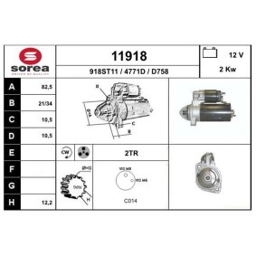 Köp Startmotor av EAI 11918 till det låga priset 2085,30 kr