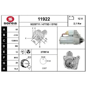 Köp Startmotor av EAI 11922 till det låga priset 1234,03 kr
