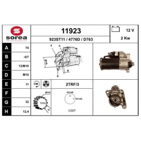 Köp Startmotor av EAI 11923 till det låga priset 1485,43 kr