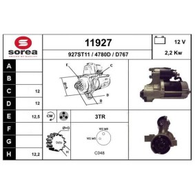 Köp Startmotor av EAI 11927 till det låga priset 2731,37 kr